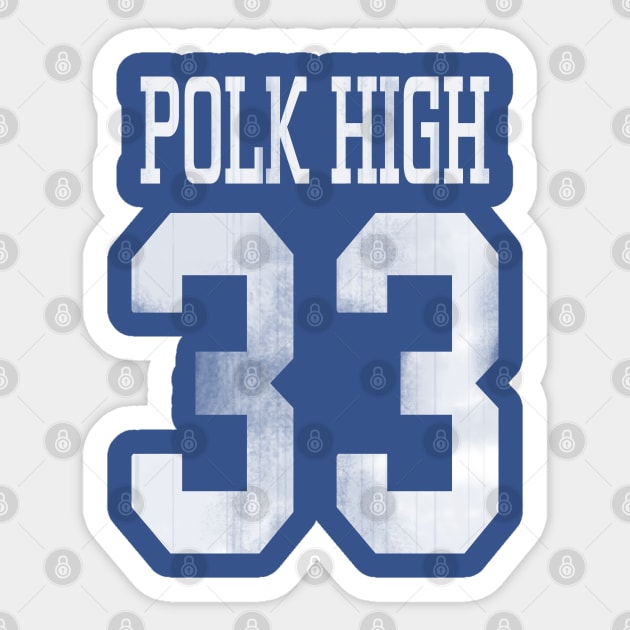 Polk High #33 Sticker by michelleachan